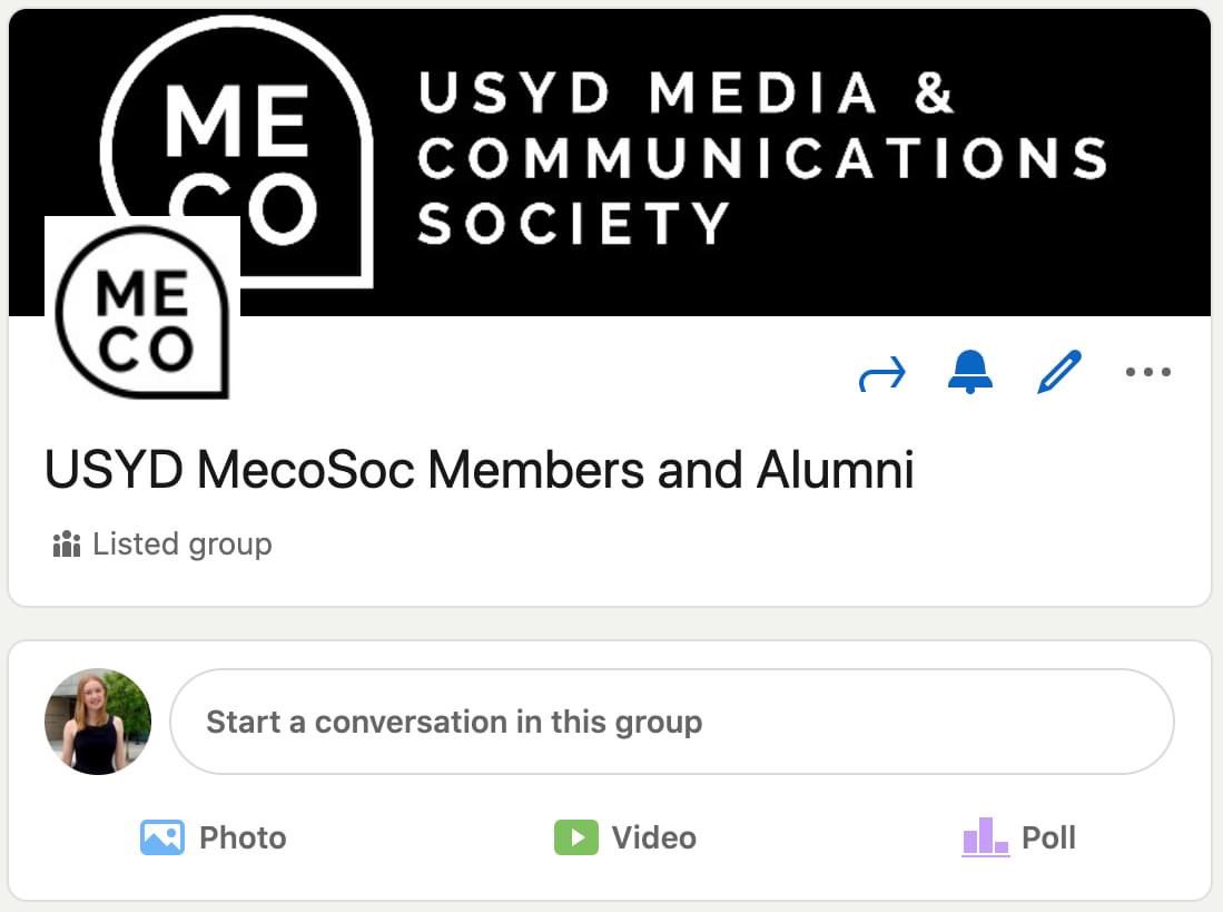 🖇 Add us on LinkedIn xoxo 

You might already be following our LinkedIn page but are you part of the MecoSoc Members and Alumni LinkedIn Group? 

Join the crew here: linkedin.com/groups/1395838…
#jointhefam #mecosoc