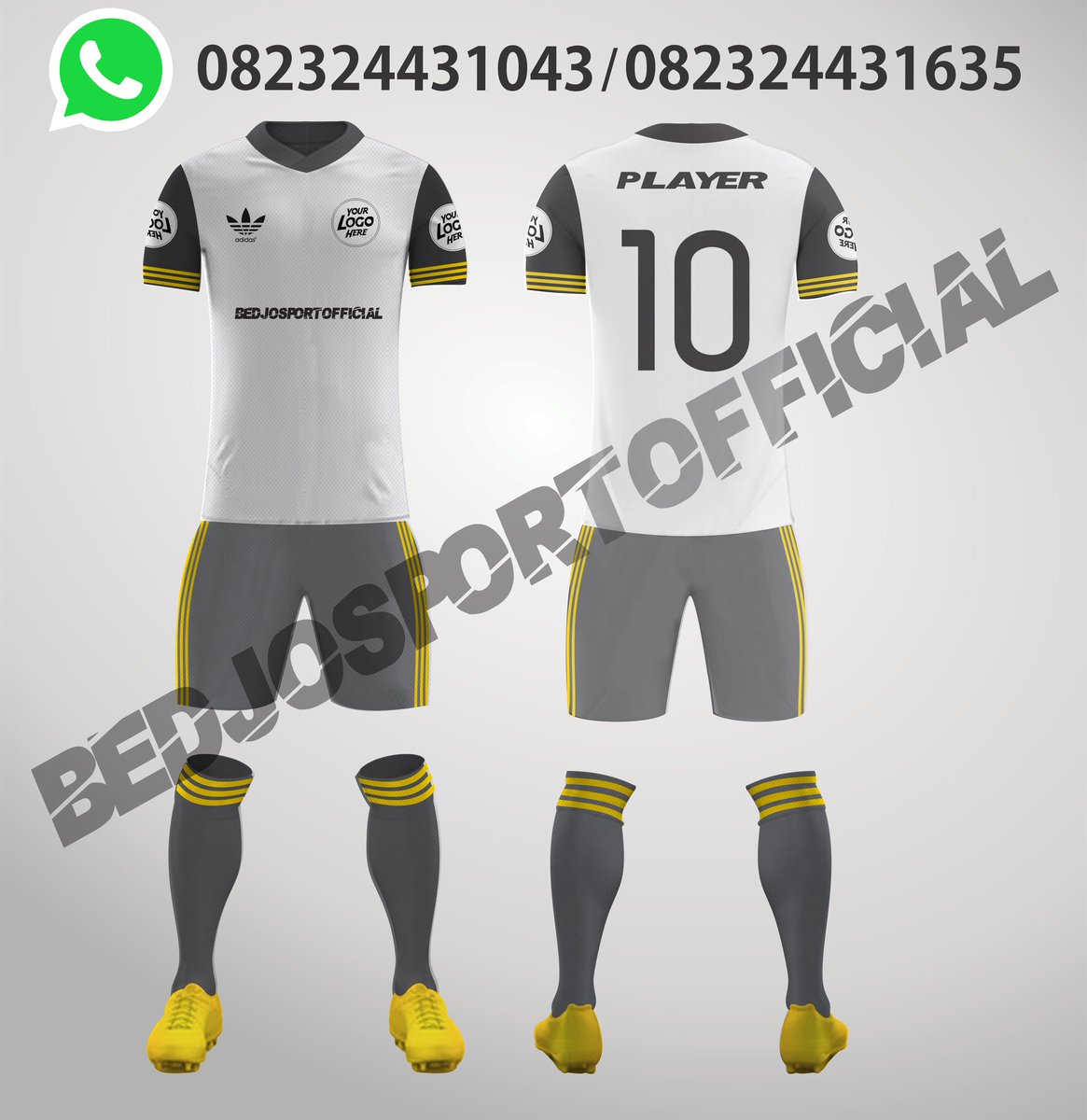 yuk dipinang Jersey futsal nya
pesan ecer bisa, lusin bisa, lebih banyak lagi bisa hihi😁👍🏼
- DP 50% siap proses
- garansi produksi 100%
Ada banyak contoh desain lainnya.
Promo Selalu Ada 🤙🏼

#futsal #jerseyolahraga #Jersey #jerseyday