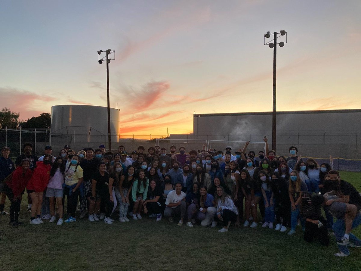I am sick and missed the senior sunset, but I am very happy to see them enjoy this time on campus.  Senior parents and students thank you for the memories and your contribution to the Swordsman legacy.  We are all very proud to call you Swordsmen.  Thank you