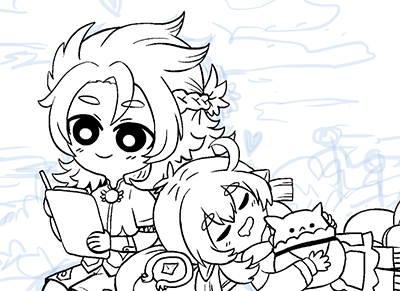 Okay, I know I said i would make solo Albedo merch--but it's Klee and Albedo merch now. djshfdsfgsghf 

They are just the cutest 