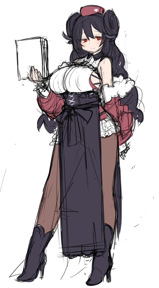 覚悟が足りなくて乳をこれ以上大きく描けねぇ… 