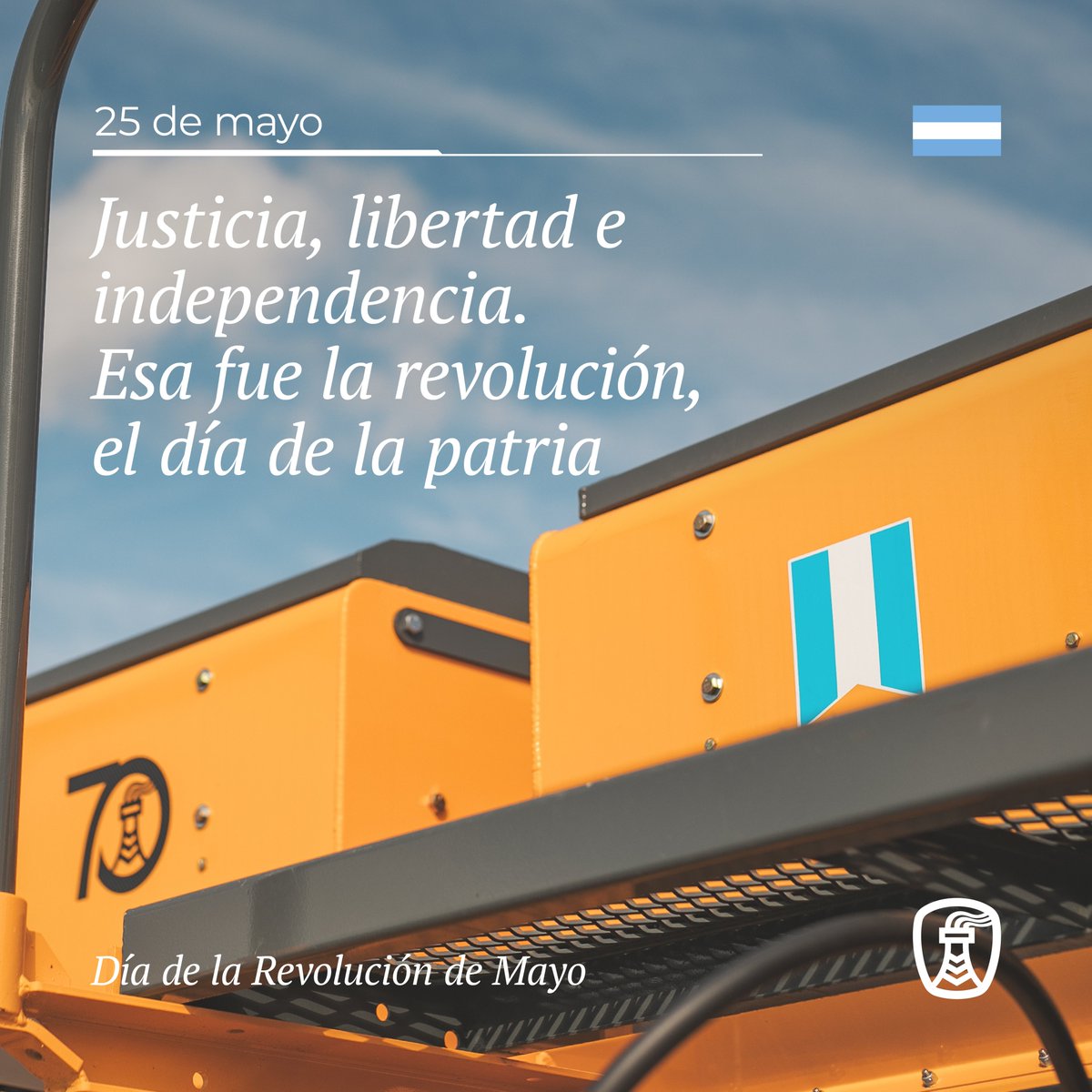 #25deMayo sigamos haciendo #Patria

#LíderEnSiembra #Agrometal #InnovaciónTecnológica #Ética #RedDeConcesionarios