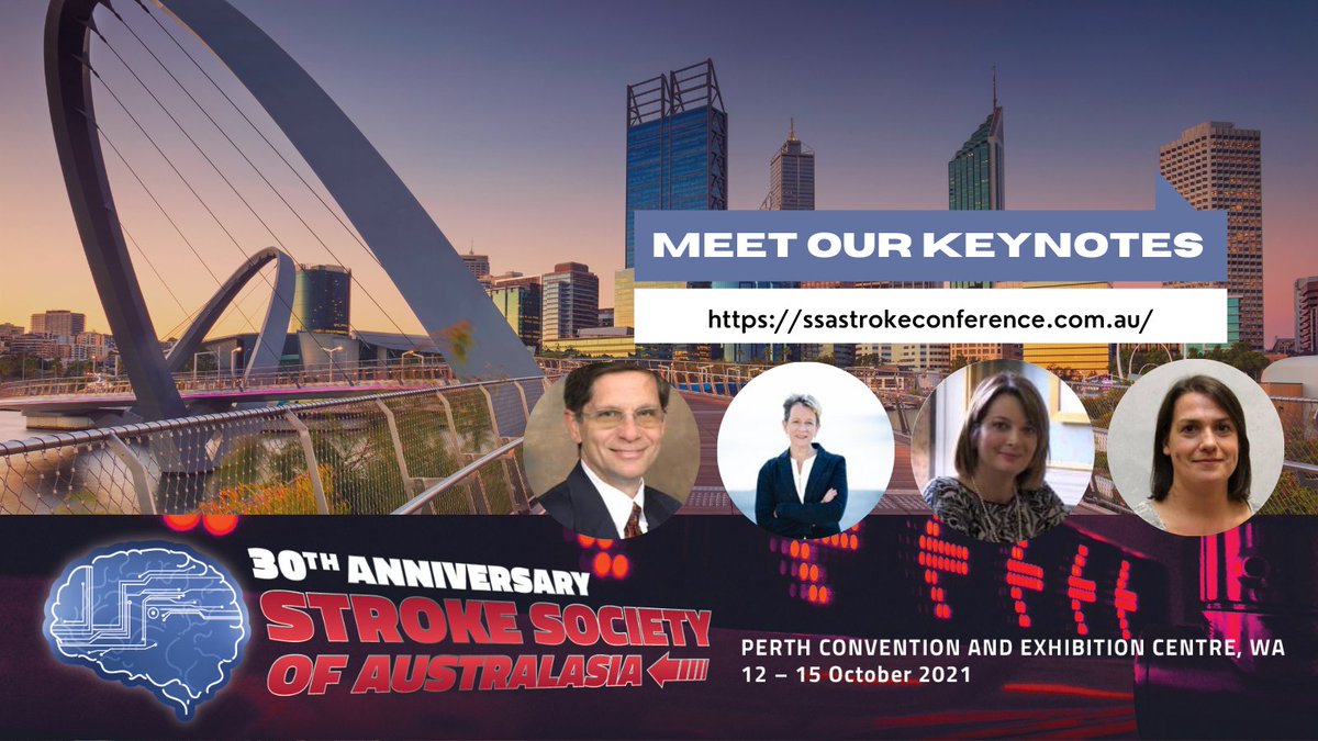 Meet our 2021 conference keynotes! 
We're so excited to have confirmed four amazing industry professionals.
Read more about the speakers on the conference website ssastrokeconference.com.au/keynote-speake… 
Don't forget to register for early bird prices.