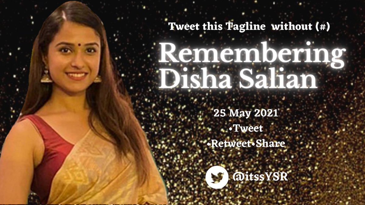 I_Am_Roy18's tweet photo. An innocent girl who got victimized at the hands of politicians.

Let's remember her for her bravery coz she choose to fight back against wrong instead of remaining silent. 

Remembering Disha Salian https://t.co/Wrfqs919kS