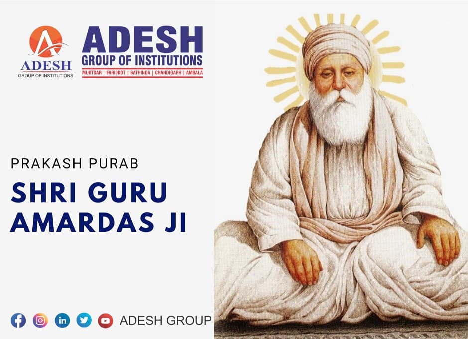 AdeshGroup's tweet photo. Adesh Group of Institutions wishes everyone Happy Gurpurab.
#HappyGurpurab #GuruAmarDas #AdeshGroup #adeshgroupofinstitutions https://t.co/ND4jJ8LmV3