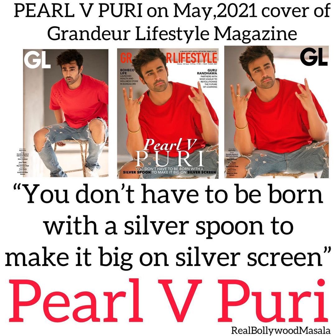 <a href="/pearlvpuri/">Pearl V Puri</a> on May, 2021 cover of <a href="/glmagazineindia/">Grandeur Lifestyle</a> magazine. 

PVP says 

“You don’t have to be born with a silver spoon to make it big on silver screen“

#PearlVPuri #GrandeurLifestyle #GrandeurLifestyleMagazine #RealBollywoodMasala