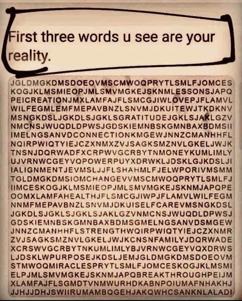 marshawright's tweet photo. 👇 What are the first 3 words you see? https://t.co/UUJKa82zdX