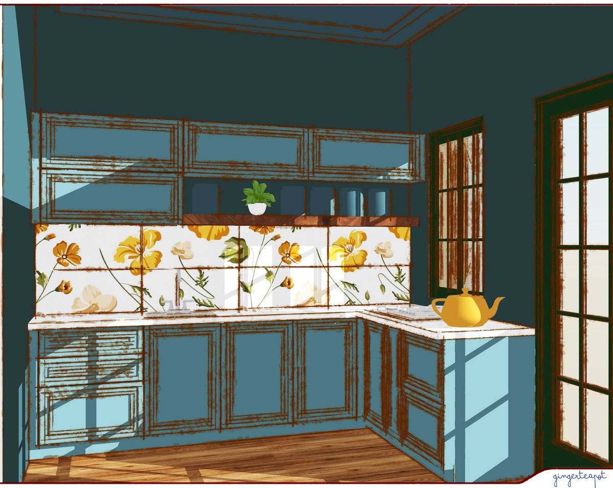 TeapotGinger's tweet photo. Mornings in the kitchen ✨
.
.
#designinspiration #interiordecor #interiordesign #interiordesigner #design #decor #interior #styling #stylist #gingerteapot #aesthetic #india #bangalore #kitchen #morning #blue #moderndesign #vintage #Contemporary https://t.co/H6FmWyiHyn
