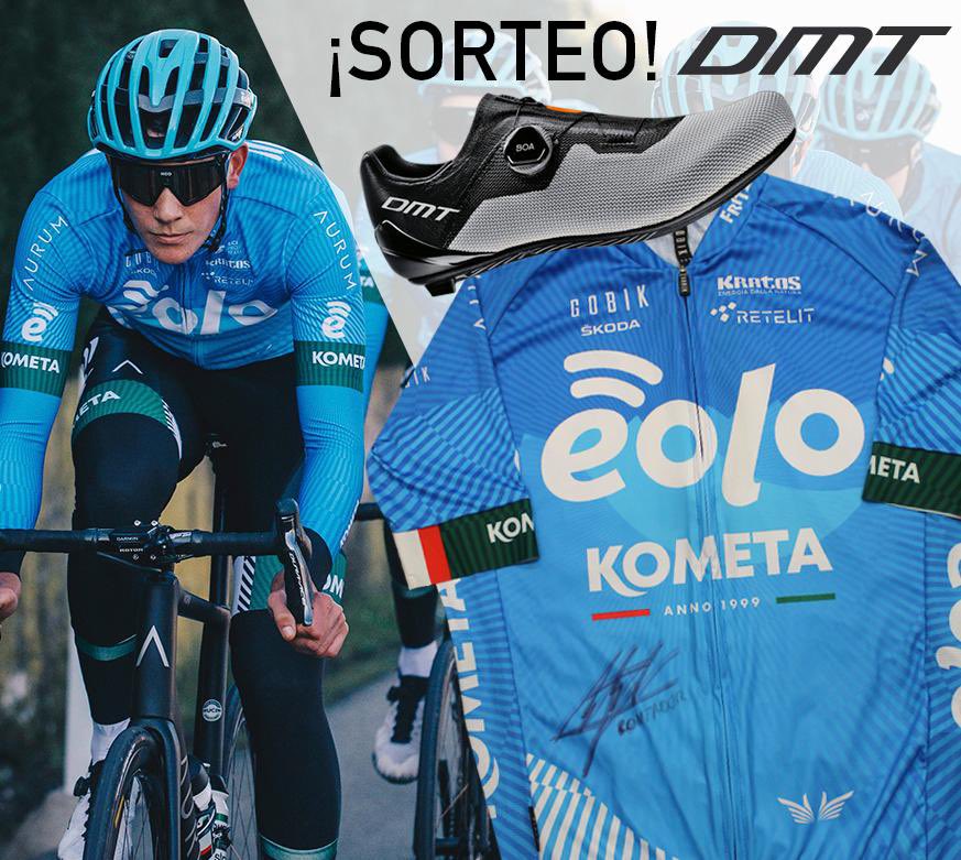 sportmed_es's tweet photo. ¿Quiéres ganar un maillot del @EoloKometaTeam firmado por el gran @albertocontador y unas @dmtcycling?

➕INFO▶️: https://t.co/FDATfJPMv1

#Giro #Giro104 #Giro2021 https://t.co/DmroeGrIZe