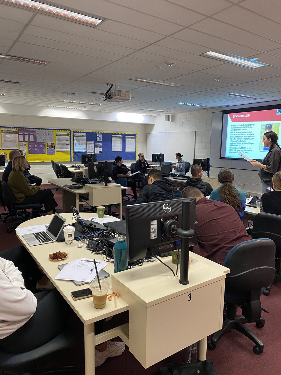 Natalie Gately (@gatelynatalie) on Twitter photo So proud of our Criminology Research students who presented their minimum age of criminal responsibility projects to <a href="/SocialRWA/">Social Reinvestment WA</a> and <a href="/WACOSS/">Western Australian Council of Social Service</a> today #RaiseTheAge <a href="/EdithCowanUni/">Edith Cowan University (ECU)</a> @SuzEllisCrim So proud of our Criminology Research students who presented their minimum age of criminal responsibility projects to <a href="/SocialRWA/">Social Reinvestment WA</a> and <a href="/WACOSS/">Western Australian Council of Social Service</a> today #RaiseTheAge <a href="/EdithCowanUni/">Edith Cowan University (ECU)</a> @SuzEllisCrim