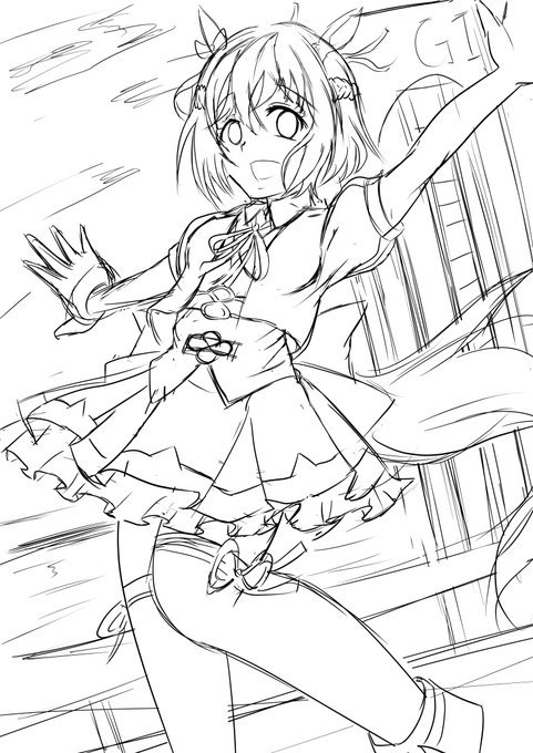 #なめこイラスト #ウマ娘 #スペシャルウィーク  

今日のらくがき

今日のラフ 

修正箇所が多すぎて ちょいしんどい 