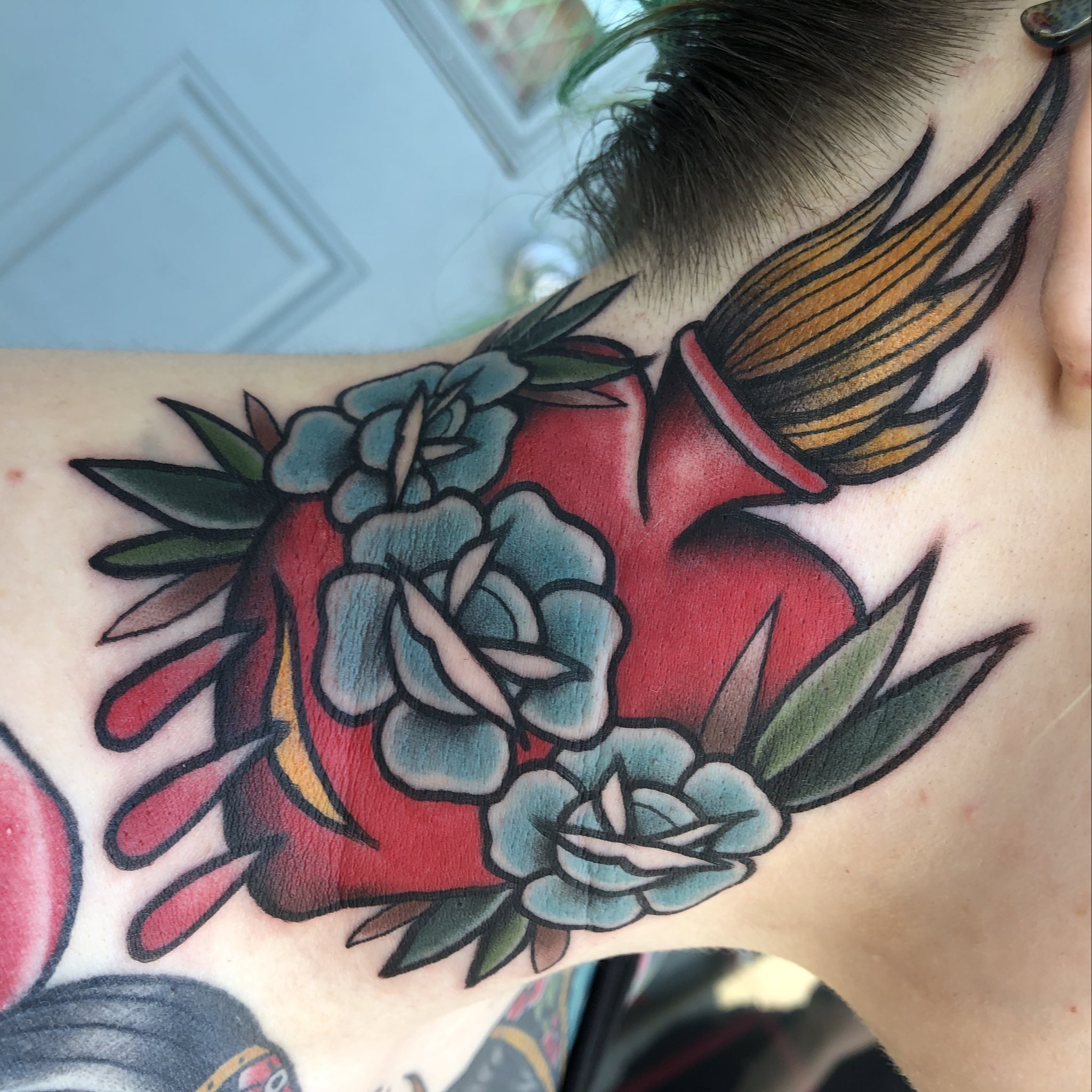 hotdog on X: started hot girl summer with a neck tattoo 🥵  t.codthWns5i3V  X