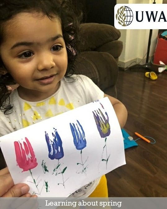 uwa_in's tweet photo. Our Nursery children are learning all about Spring and also achieving fine motor control while making marks with their hands. #uwaearlyyears
#uwa #uwaelckoramangala #uwamainschool #uwak12school #uwasarjapura #uwaonlineteaching #learningaboutspring #finemotorskills https://t.co/ULPezZzuhD
