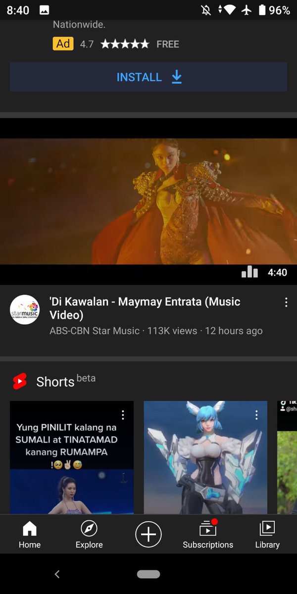 roxsantos's tweet photo. Wow! Congrats @maymayentrata07 @Starpopph Team! And sa lahat ng supporters and mga fans ni Maymay!

 1.1M Views on Facebook and 113K Views on Youtube 😍🔥🔥🔥

Iba! 👏👏🙌🙌 https://t.co/ZjOAoUTZ2V