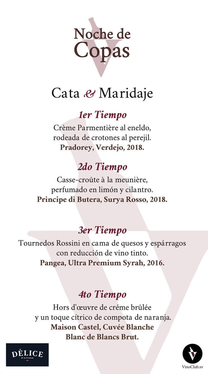 VinoClubSV's tweet photo. Nos lo pidieron, así que lanzamos la cata de junio! 

Ya tenemos 3/4 partes vendidas y les dejamos este maridaje francés que hemos preparado junto a los amigos de Délice de la France 🇫🇷 

https://t.co/bJu0Wq7otQ https://t.co/GEQSIBVEDw