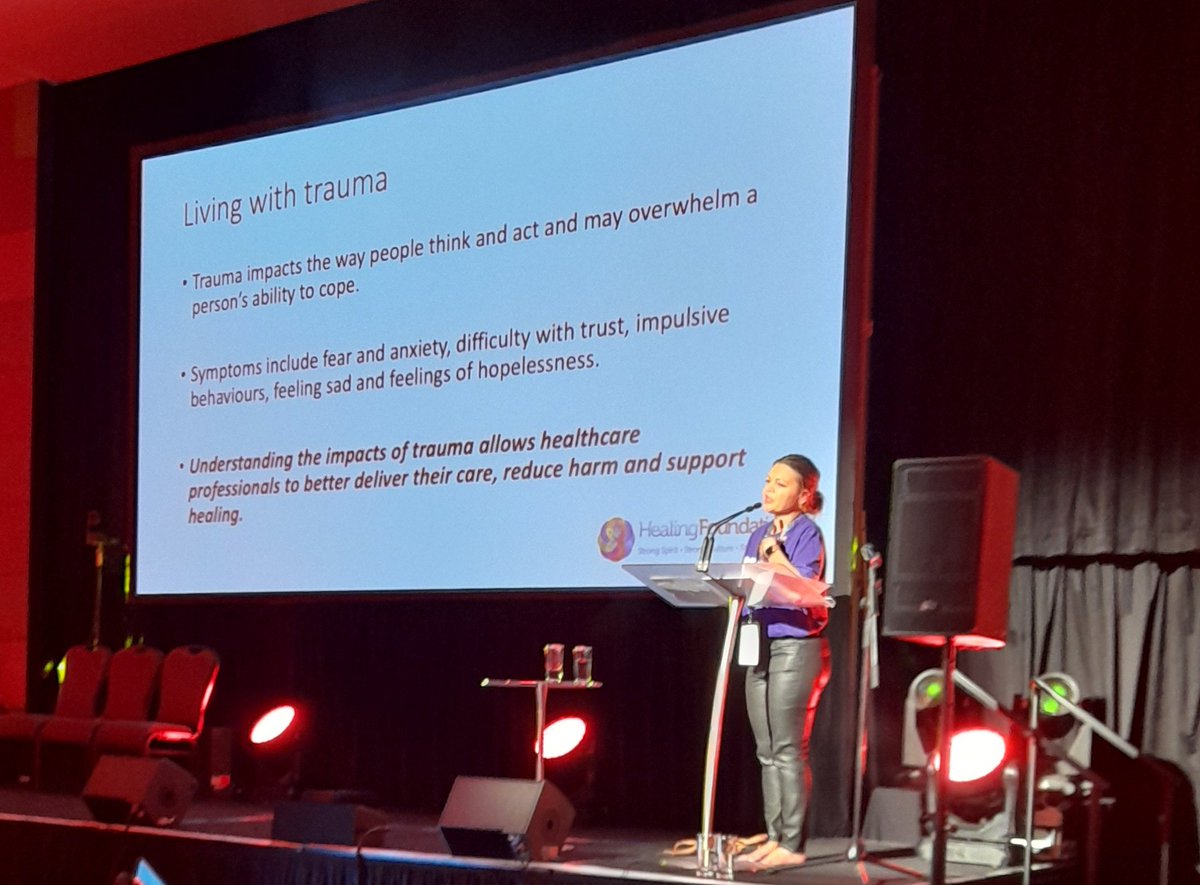 CATSINaM's tweet photo. Tanya Hirvonen Jaru and Bunaba People, Healing Foundation delivering on Trauma Aware Healing Informed (TAHI). @HealingOurWay @NursingNow2020 @LowitjaInstitut @NACCHOAustralia #backtothefire #cncs #catsinam #unityandstrengththroughcaring https://t.co/XBHASba3Ol