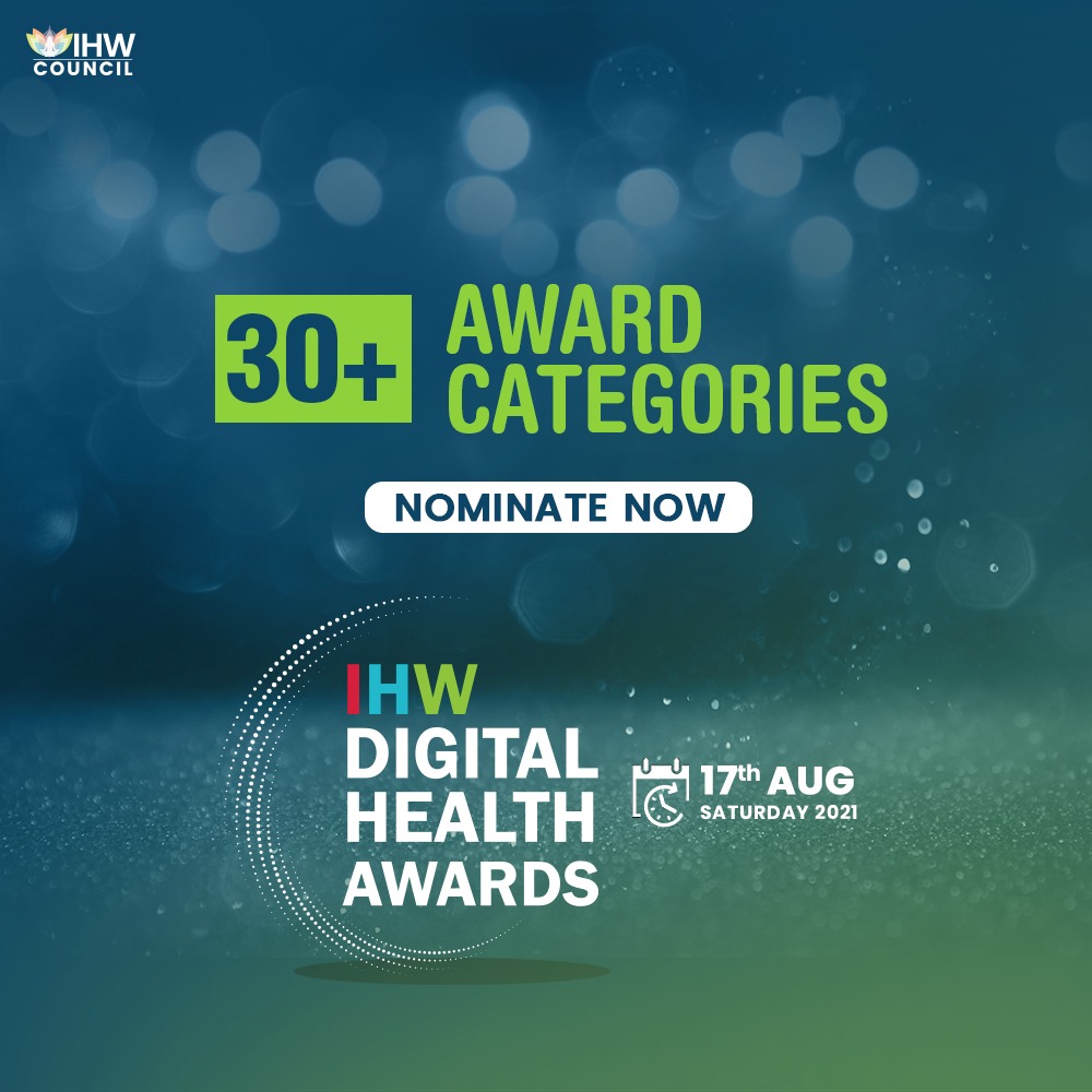 ArchaDaveJha's tweet photo. Nominations Open for @IHWCouncil Digital Health Awards

For queries &amp; info, write to us at archa@ihwcouncil.org

#DigitalHealth #awards #HealthTech #medtech #COVID19 #MentalHealth https://t.co/2kj53sAze3