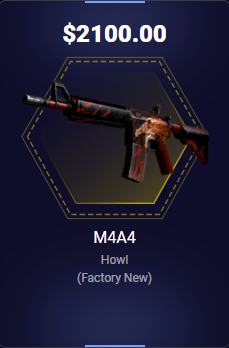 DaddyskinsCSGO's tweet photo. LIKE for M4 Howl 🐺👍

RT for AK-47 Wild Lotus 🌷🔁 https://t.co/Njxue93qpt
