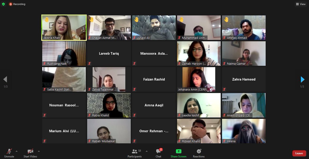 CERPakistan's tweet photo. #HappeningNow 
Over 50 participants from varied backgrounds join #CERPExecEd's Qualitative and Quantitative Research Methodologies online course, part of its newly launched M&amp;E Boot Camp series.

#CERPExecEd #bootcamp #training #elearning #professionaldevelopment https://t.co/q0DNV57msj