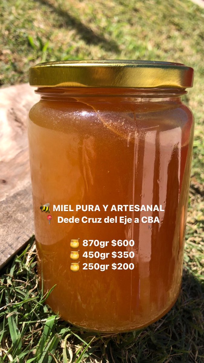 virgifernandez2's tweet photo. Hola! Comparto emprendimiento familiar y si podes compartirlo se agradece mucho.
Somos productores de miel y es 100% pura.

Consultá sin compromiso!

- Córdoba Capital 💛 - https://t.co/8kSBfjv6eI