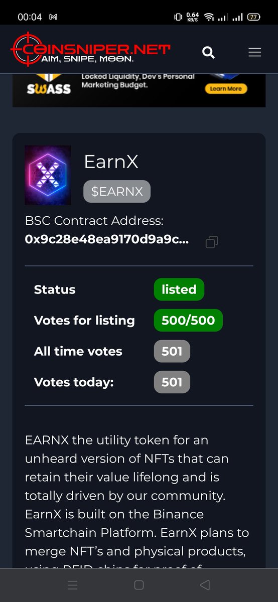 Thanks to everyone who made it possible. $EARNX <a href="/earnwhale/">Whale</a> @earn_finance