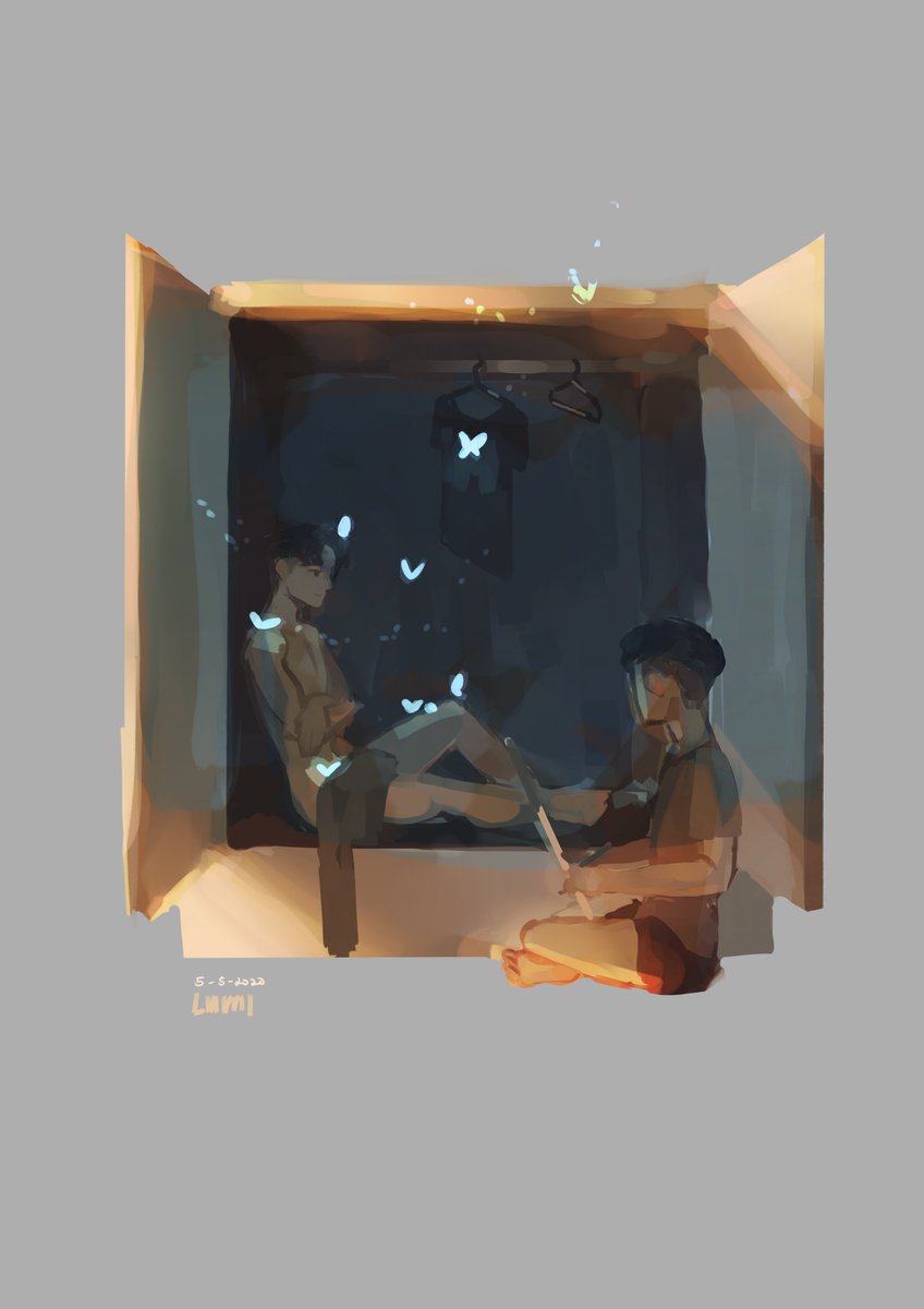 Butterfly Boy // in the closet.