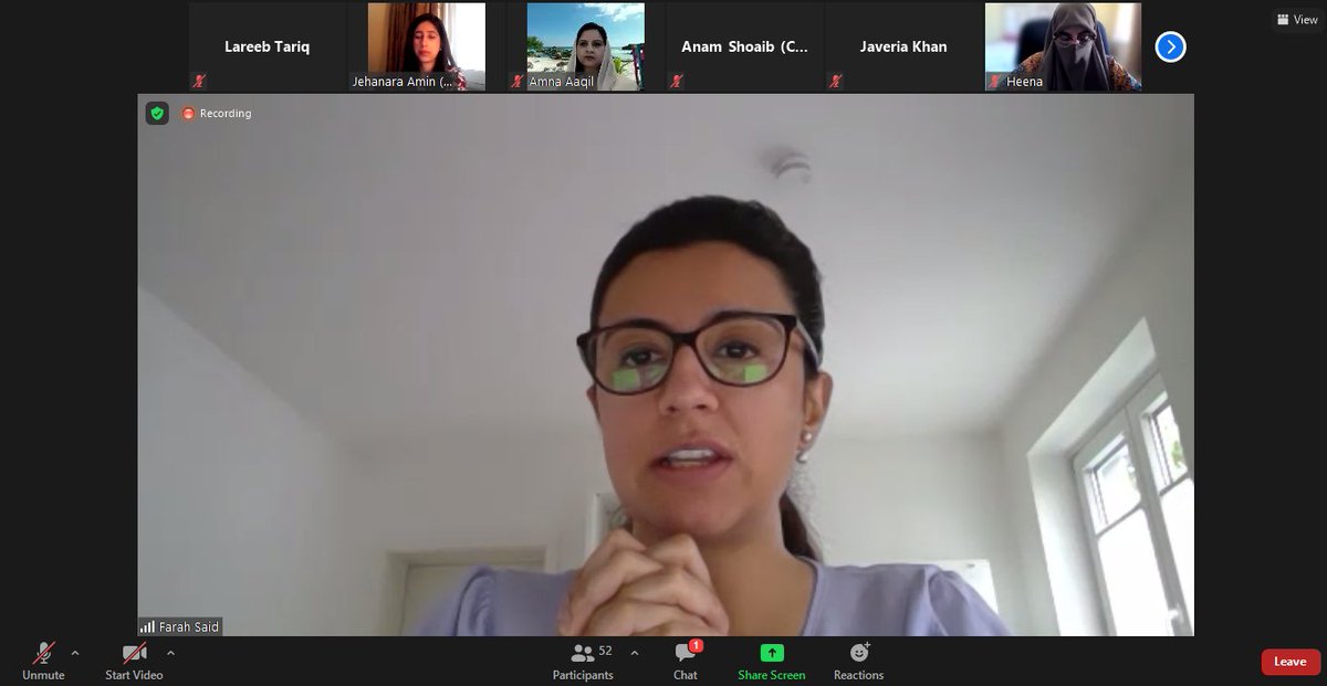 CERPakistan's tweet photo. Dr. @_farahsaid, Postdoctoral Research Fellow at the University of Gottingen &amp; Assistant Professor &amp; Research Fellow @CREB_Pak conducts a session on "Choosing an Impact Evaluation Method".

#CERPExecEd #bootcamp #training #elearning #professionaldevelopment https://t.co/XVKvVqBnoh