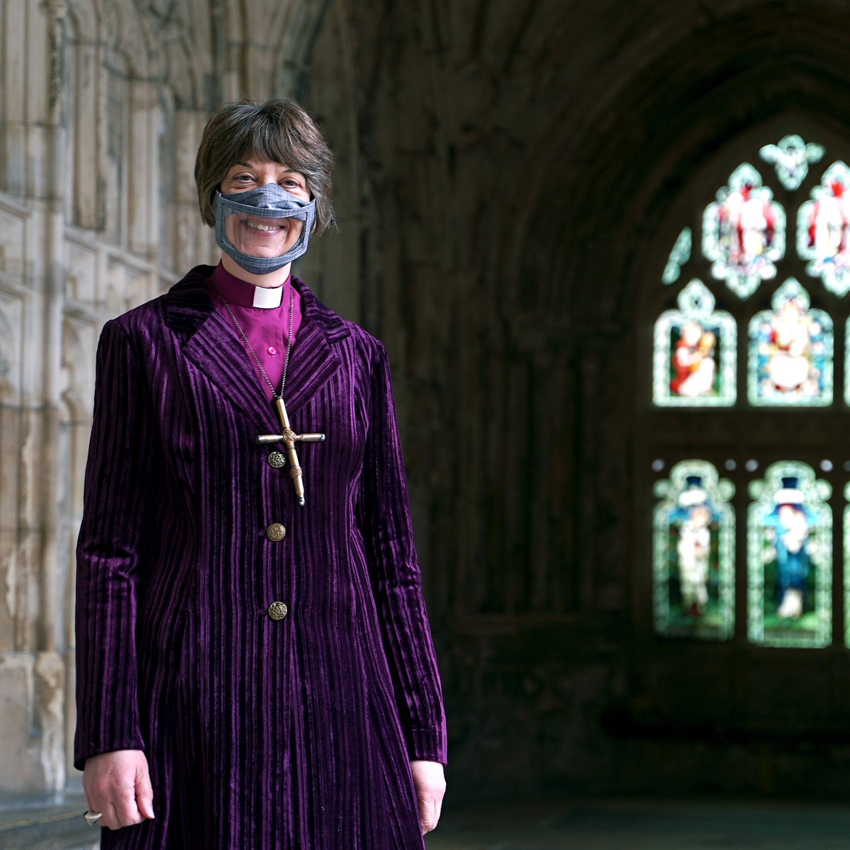 BarnwoodTrust's tweet photo. We spoke to @BishGloucester about her support for the #LetsBeClearCampaign @GlosDioc @AgeUKGlos @glosdeaf @ActiveImpactUK @InclusionGlos @uniofglos @CheltBoroHomes @CheltRefugees #AccessibleCommunication #CommunicationCampaign #Gloucestershire #BarnwoodTrust #ClearFaceMasks https://t.co/r3jnJA93Qr
