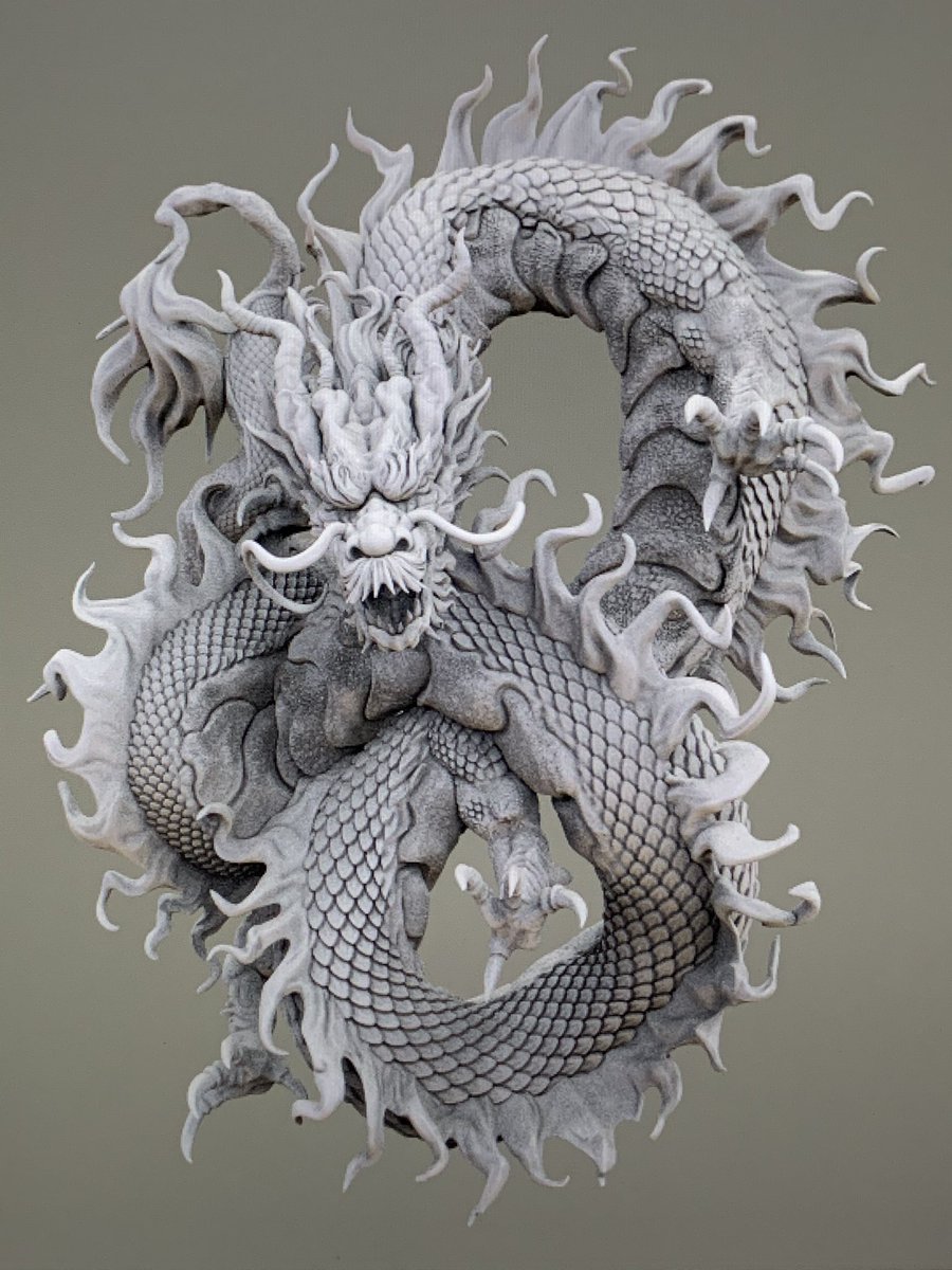 _Maxxnez_'s tweet photo. Dragon🐉statue #zbrushsculpt #zbrush #3ddesigns #3dstatue #art #digitalart #3dart #statue #digitalscultping #3dprinting #art #3DPrint #designer #sculpt #龍 #dragon #dragonstatue https://t.co/1gMYpBTbvr