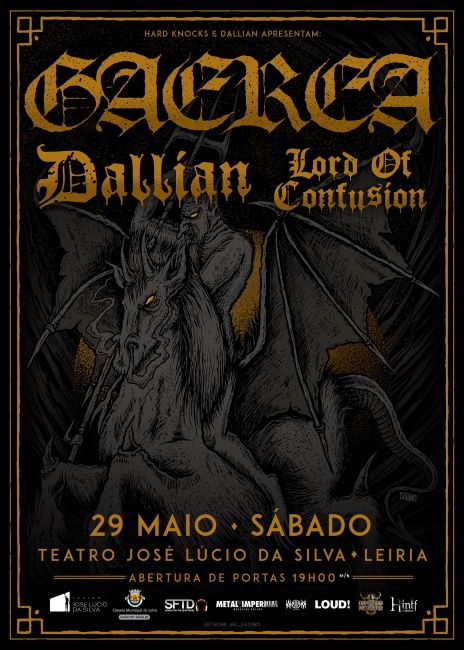 WOMetalradio's tweet image. 29.05.21 - Gaerea, Dallian, Lord Of Confusion - Teatro José Lúcio da Silva, Leiria

 #BlackMetal #Dallian #DoomMetal #Gaerea #LordOfConfusion #SymphonicDeathMetal

worldofmetalmag.com/29-05-21-gaere…
