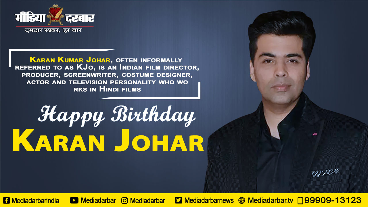 Happy Birthday Karan Johar  