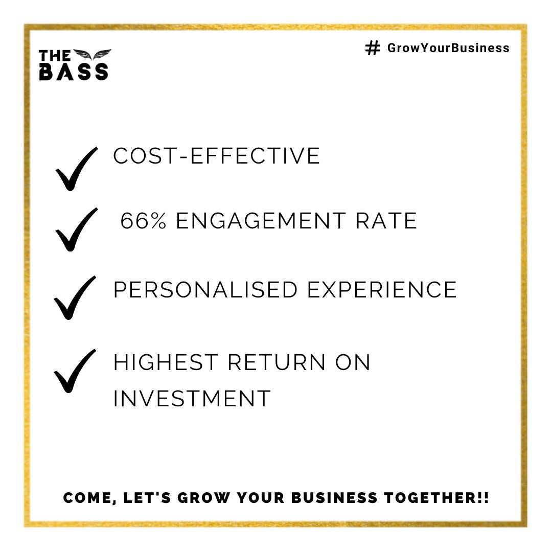 BASSNextIn's tweet photo. Want to know more? DM or log in to https://t.co/mwJQhdCl2S now!
#GrowYourBusiness https://t.co/697uk1jMJE