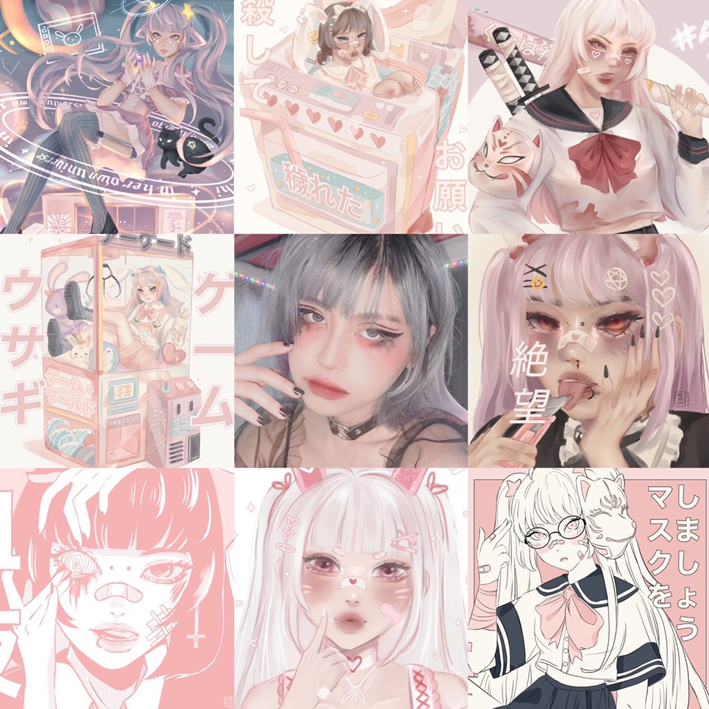 the art: 💕🎀🌸🤍
the artist: 🖤🔪🩸⛓
#artvsartist2021