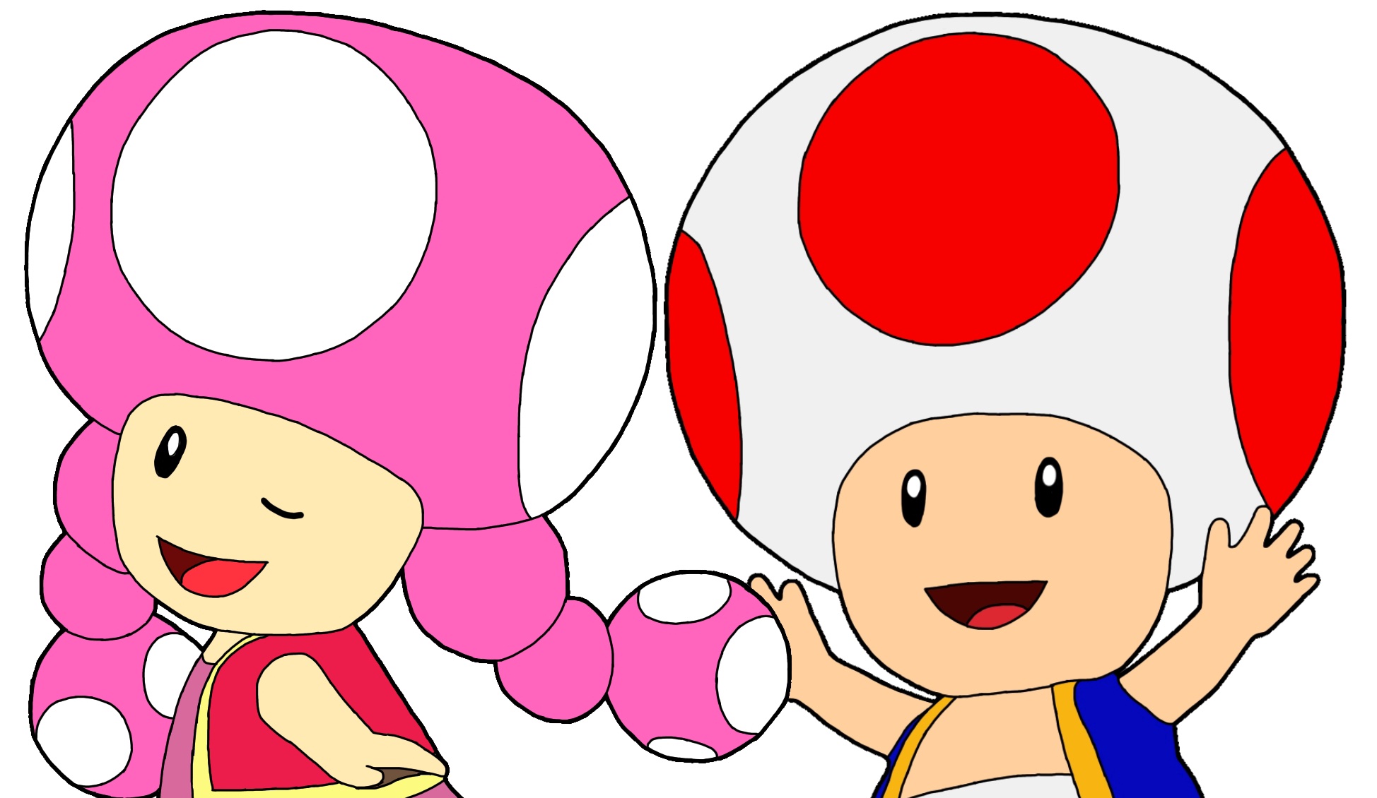 Twitter 上的 Dゆうまd イラストリクエスト受付中です キノピコとキノピオの絵を出しときます T Co Tqbhy0y40u Twitter