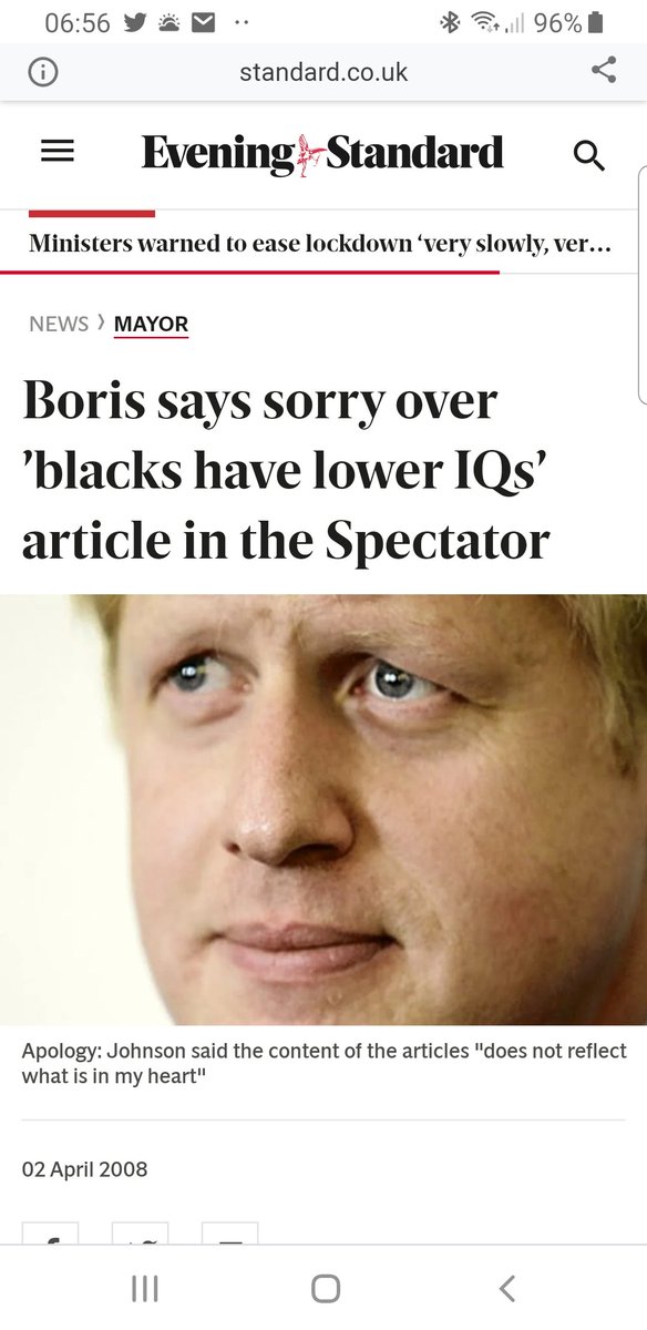 BoyCharioteer's tweet image. Tories who accuse Diane Abbott of "race baiting" are going to be utterly apoplectic about this arsehole.