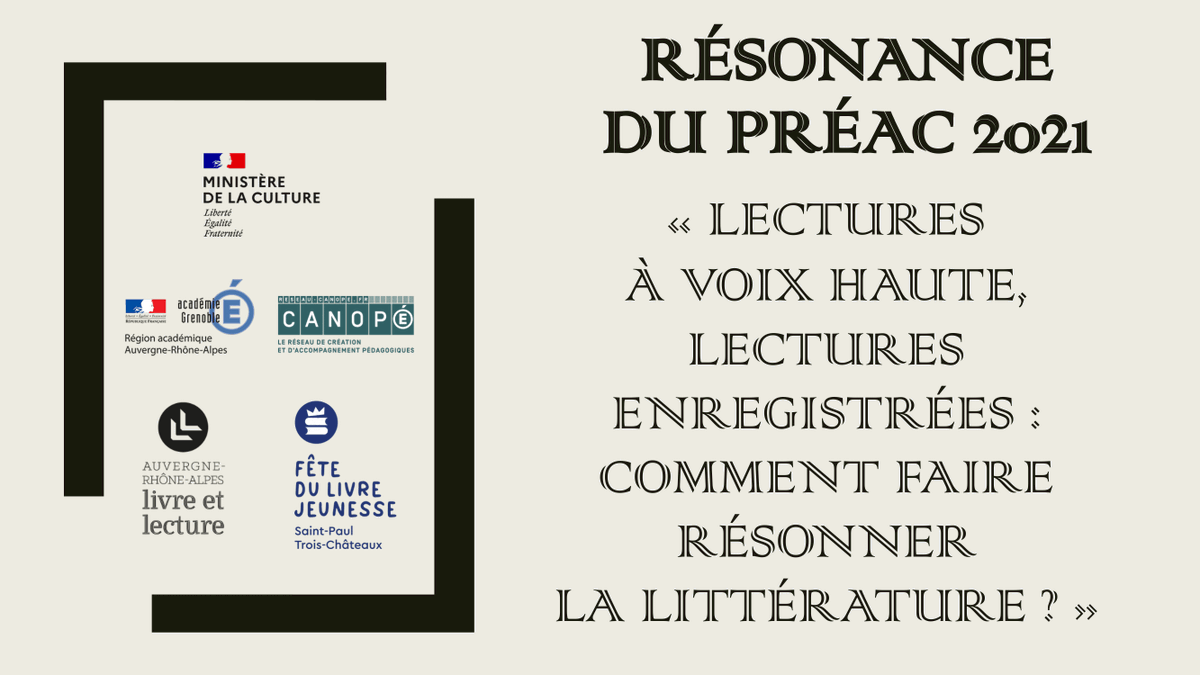 #PREACLitt  #ResonanceJeunesse #JPRO #Formation #Ateliers #Conferences #Tableronde #Litteraturejeunesse 

Ce mardi 25 mai, la FLJ vous partage en live la journée "Résonance du PRÉAC" (Pôle de ressources pour l’éducation artistique et culturelle). Suivez-nous, on vous dit tout !