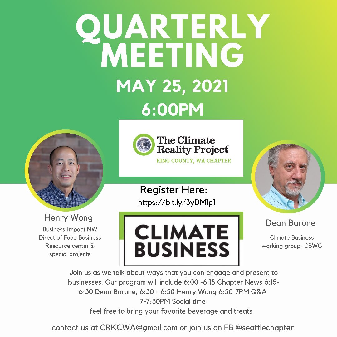 Climate Reality King County Washington Chapter tweet media