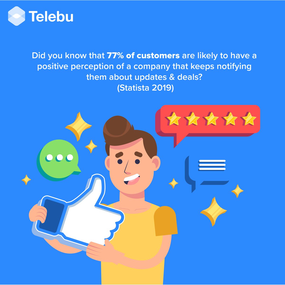 wearetelebu's tweet photo. Well, with SMS, you can do that very easily!
What are you waiting for? Start boosting customer engagement and retention today!
#SMSCountry #SMS #SMSMarketing #BulkSMS https://t.co/CB79vxXWDz