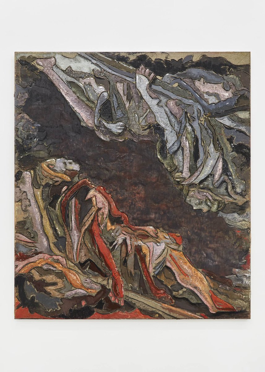 Enlightenment (The Dream)
Oil, wax, sand and charcoal on flax. 170 x 150cm. 2020-21