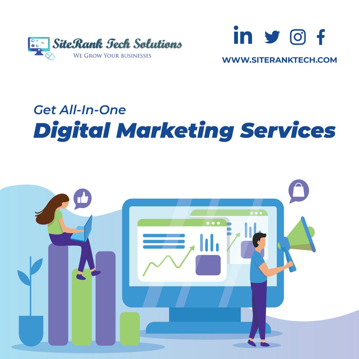 siteranktech's tweet photo. Get All-In-One Digital Marketing Services:-
If you are a business owner and are not getting enough business then you are at the right place.
Don’t Wait, Contact Us Now:-
+91 6289430150
info@siteranktech.com
https://t.co/3AZFZFkcN1
#DigitalMarketingAgency #SiteranktechSolutions https://t.co/XlrR1s9kEm