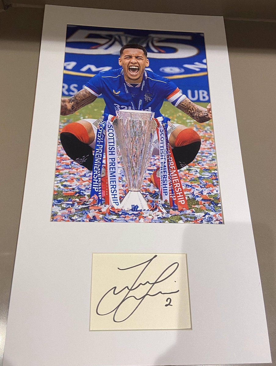 James Tavernier hand signed title winning mounts, limited availability 🏆

#Captain #Leader #Champion55 
🔴⚪️🔵