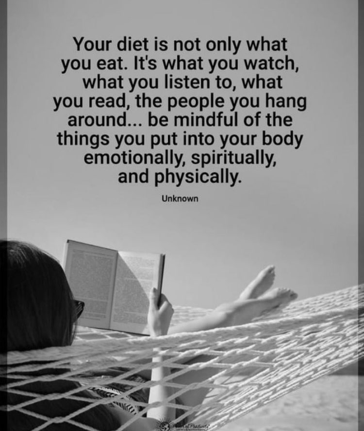 carabwilliams's tweet photo. Agreed #QOTD #WhatYouConsume #TakeInTheGood #Positivity #Kindness #PlantBased https://t.co/aXvBitFDaf