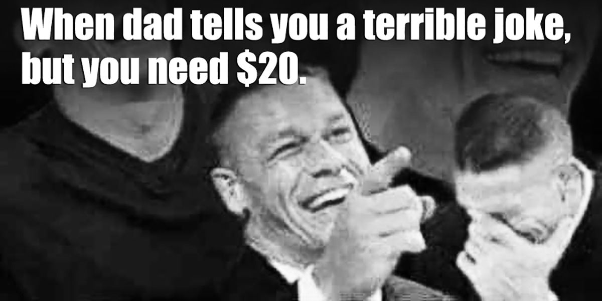innocentinsults's tweet photo. Sometimes the Dad jokes are jus the worst... but desperate times!! https://t.co/pSRnv5O0Gz https://t.co/T2nO2O8mG3