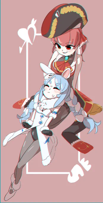 #マリンのお宝
#ぺこらーと 
船長からたまに発せられる母性が好き。 
