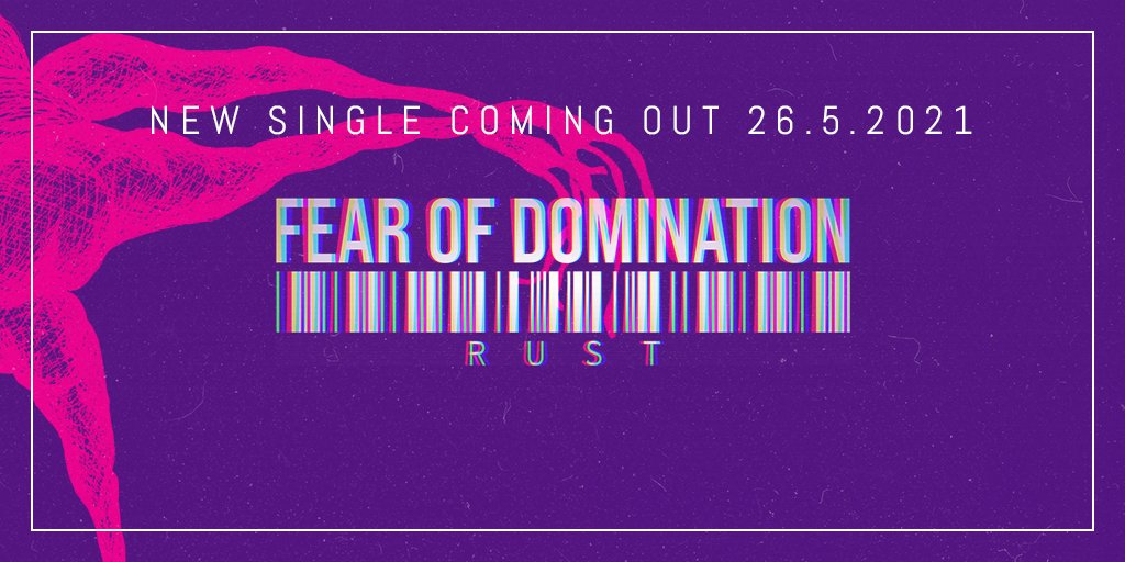 FOD_Finland's tweet photo. TOMORROW! #fearofdominationband #fearofdomination #rankakustannus #outoflinemusic #newsingle #rust https://t.co/6ILrHU0C1o