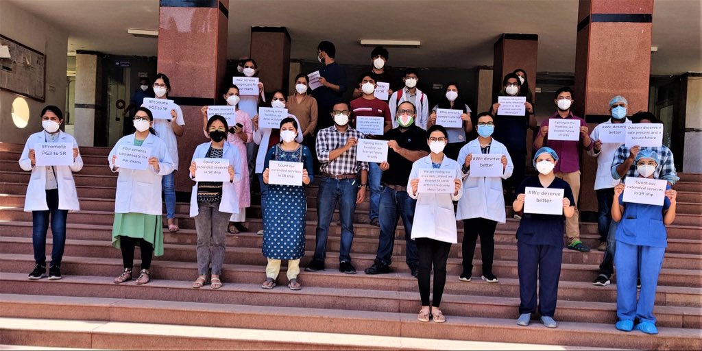 Nirnay93's tweet photo. Extending of tenure is an extraordinary situation, nobody is history of India has been PG 4th year. We demand relaxation.
#Promote2SR
#waiveofffinalyearPGexams
@PMOIndia @drharshvardhan @profplal @NMC_IND @MoHFW_INDIA @FordaIndia https://t.co/H9fC9fYkeO