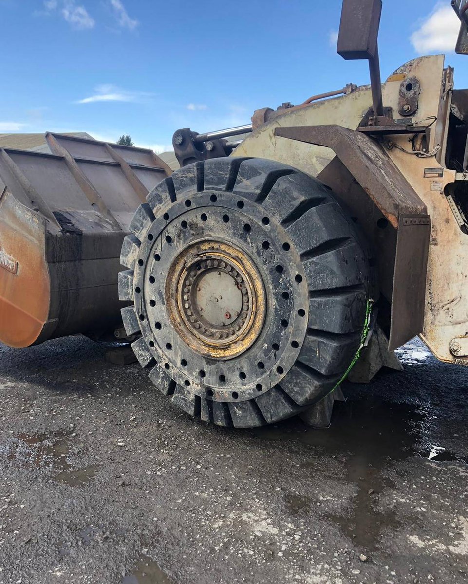 TyreBossLtd's tweet photo. #TYTUESDAY 29.5-25 cushion solids fitted to this loader. 

#TYcushions 
#productivity 
#punctureproof https://t.co/2YJPtJuyWj