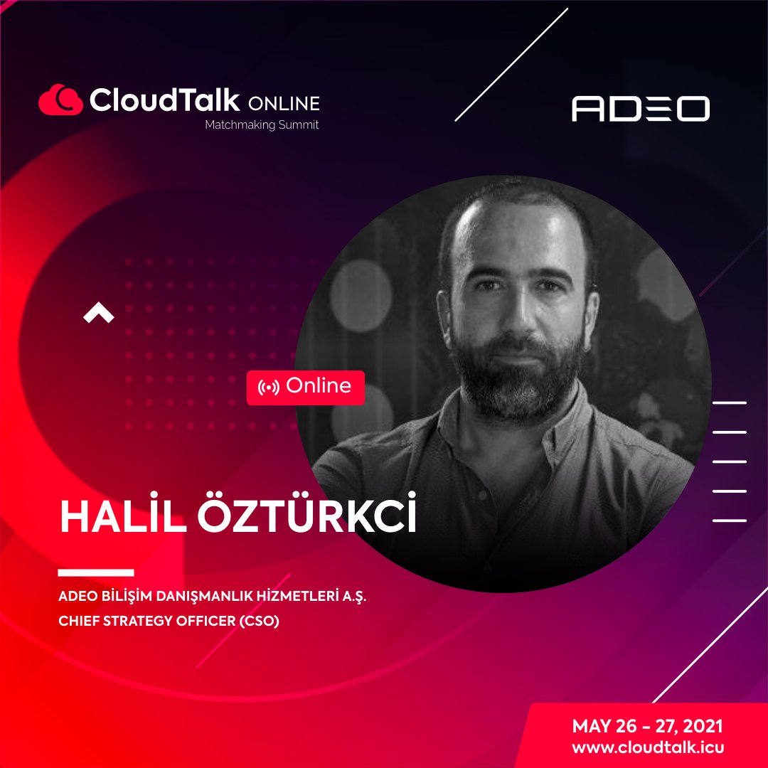 AdeoAkademi's tweet photo. #Adeo CSO'su Halil Öztürkci, CloudTalk Online 2021 etkinliğinde çoklu bulut kullanımının oluşturabileceği siber güvenlik risklerini ve işletmelerin bu karmaşık ortamları nasıl güvenli hale getirebileceklerini anlatacak. Kayıt linki: https://t.co/vQn3O0RVLy #cloudsecurity https://t.co/oXXpjL12Kq