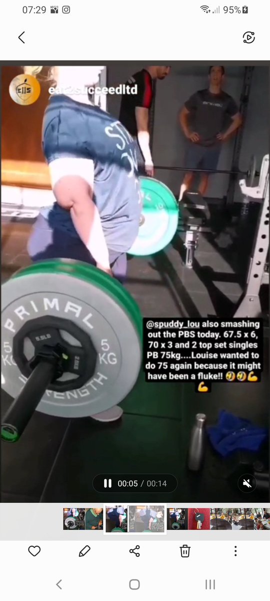 SpuddyLou's tweet photo. Deadlifts were awesome, very happy with my PB! OHPs not so much. Maybe they're just not for me!
Oh that rhymes lol! 💪🏼🏋🏼😀
#fitover45 #keepingatit https://t.co/3f3rkSBGhS