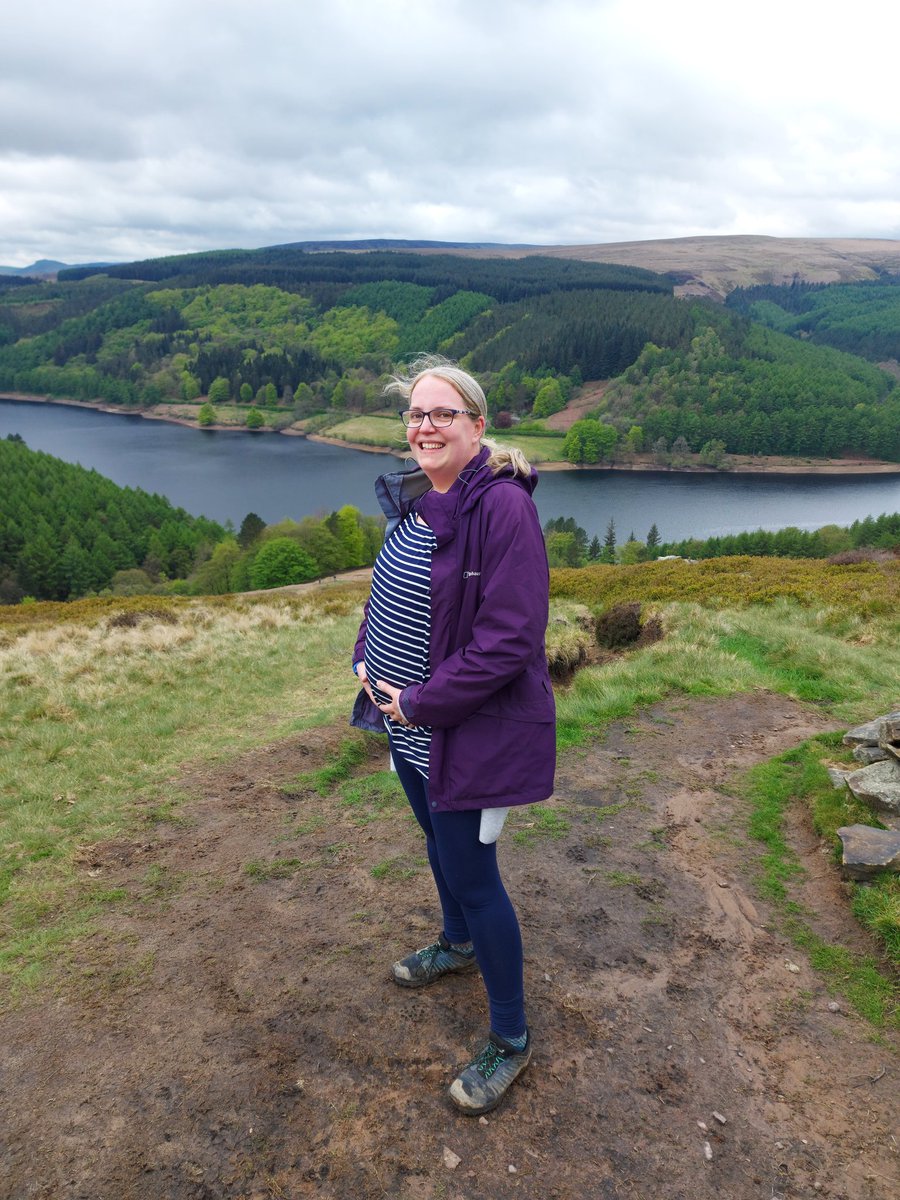 Loving my family holiday for my sisters birthday and pleasantly surprised I can still climb hills at nearly 31 weeks pregnant!